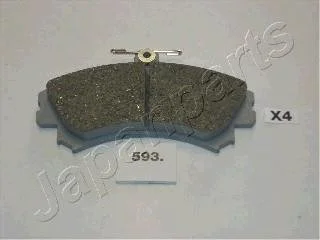 MITSUBISHI Тормозные колодки передн.Colt VI,Space Star,Carisma 1.6-1. JAPANPARTS PA-593AF