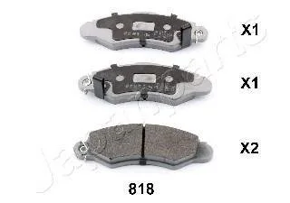 SUZUKI Тормозные колодки передн. Swift 98- JAPANPARTS PA-818AF