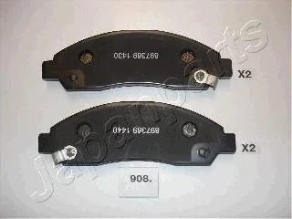 Фото 1 - isuzu тормозные колодки передн.great wall hover 06-,isuzu d-max 02- JAPANPARTS PA-908AF ISUZU Тормозные колодки передн.GREAT WALL Hover 06-,Isuzu D-Max 02- JAPANPARTS PA-908AF (фото 1)