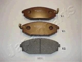 HYUNDAI Тормозные колодки передн.Galloper 98- JAPANPARTS PA-H01AF