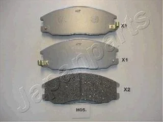 HYUNDAI Тормозн.колод.передн.Santa Fe, Ssangyong Rexton II,Kyron,Acty JAPANPARTS PA-H05AF