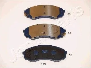 KIA Тормозные колодки пер.Carnival 06 - JAPANPARTS PA-K19AF