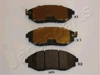CHEVROLET Тормозн.колодки передн. Epica 06- JAPANPARTS PA-W09AF