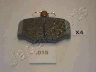 NISSAN Тормозные колодки задн. Almera 1,5-2,2 00- Primera 1,6/2,0 93-01 JAPANPARTS PP-015AF