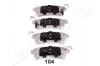 JAPANPARTS INFINITI Колодки торм. пер. QX56 5,6 10- PP-104AF
