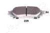 TOYOTA Тормозные колодки задн. Lexus IS 13-,RX 09-,Prius 12- JAPANPARTS PP-228AF (фото 1)