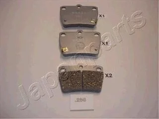 TOYOTA Колодки тормозные задние RAV4 1,8/2,0/2,0D 2000- JAPANPARTS PP-256AF
