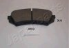 TOYOTA Тормозные колодки задн.Land Cruiser 98- JAPANPARTS PP-259AF (фото 1)