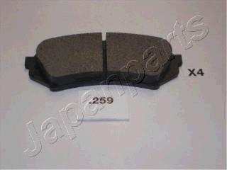 TOYOTA Тормозные колодки задн.Land Cruiser 98- JAPANPARTS PP-259AF (фото 1)