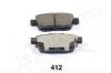 Комплект тормозных колодок, дисковый тормоз JAPANPARTS PP-412AF (фото 1)