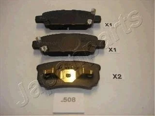 Тормозные колодки дисковые JAPANPARTS PP-508AF