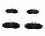 Колодки тормозные передние Nissan Terrano 2,4, 2,7 (96-) (50017) JAPKO