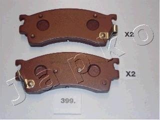 Комплект тормозных колодок, дисковый тормоз JAPKO 50399
