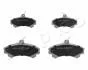 Колодки гальмівні перед. Volvo S40, V40/Mitsubishi Colt IV, Carisma/Smart Forfour (15mm) (50593) JAPKO