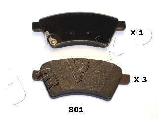 Комплект тормозных колодок, дисковый тормоз JAPKO 50801 (фото 1)