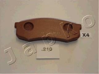 Комплект тормозных колодок, дисковый тормоз JAPKO 51210 (фото 1)