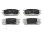 Колодки гальмівні задні диск. Hyundai Terracan (HP) (01-08) (51H03) JAPKO