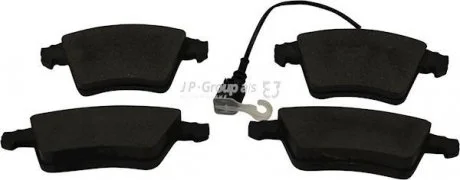 Тормозные колодки перед. T5 03- (R16) толщина 19,8мм JP GROUP 1163609010