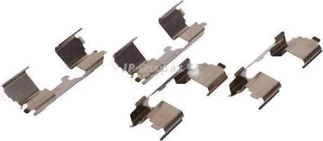 Монтажный к-кт тормозных колодок SPRINTER/VITO/CRAFTER 30 03- JP GROUP 1163651510