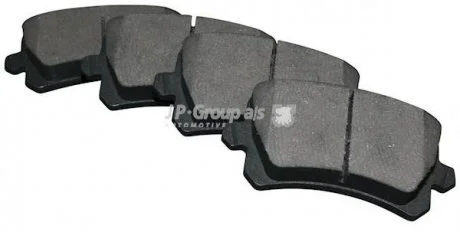 Гальмівні колодки задні Caddy III/Golf V/Audi A4 03- JP GROUP 1163706610