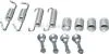 Комплект пружинок барабанних гальм зад BMW X5/VW T5/TOUAREG 02-185х30 1163950110
