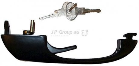 Ручка передніх дверей зовнішня T3 -92 Л/Пр (+вставка замка/ключ) JP GROUP 1187100200
