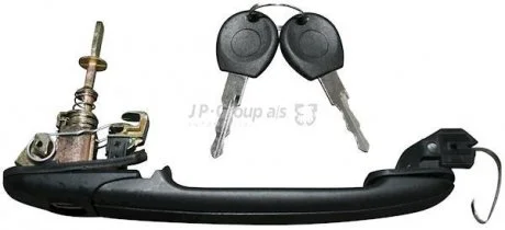 Ручка двери перед. VW Polo -99 Л./Пр. (со вставкой замка) JP GROUP 1187101900