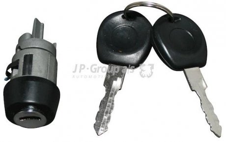 Цилиндр замка зажигания с ключом JP GROUP 1190400300 (фото 1)