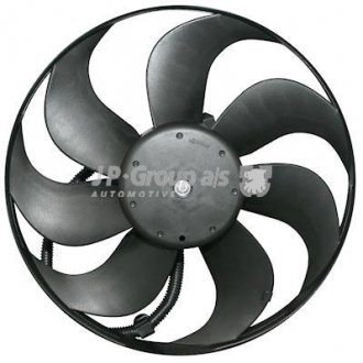 Вентилятор радиатора Golf IV/Octavia/Fabia (345mm/ 200/60W) JP GROUP 1199104000 (фото 1)