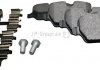 Тормозные колодки зад. BMW 1 E81/3 E90, E91/MINI Cooper 1.6-2.0 i/D 03- (Lucas) 1463700510