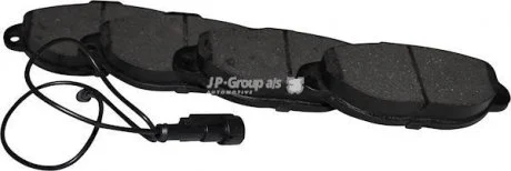 Гальмівні колодки пер. Volt/500/Panda/KA 07- JP GROUP 1563602710