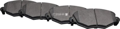 Тормозные колодки перед. Mondeo III/Jaguar X-TYPE 00- (Bosch) JP GROUP 1563603010 (фото 1)