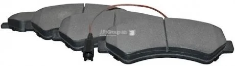 Тормозные колодки пер.Citroen Jumper/Fiat Ducato/Peugeot Boxer 2.2HDi/3.0HDi 06- JP GROUP 3163600910