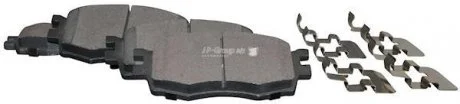 Гальмівні колодки перед. Hyundai Accent/Kia Rio 05- (mando) JP GROUP 3563600610