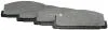 Тормозные колодки зад. Mazda 323/626 94-04 (akebono) 3863700710