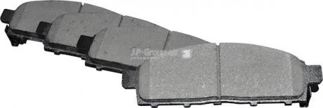 Колодки гальмівні передні Mitsubishi L200 05-15 (tokico) JP GROUP 3963600210