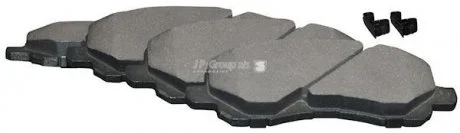 Гальмівні колодки перед. Lancer VIII/Outlander II/Peugeot 4008 08- JP GROUP 3963600410