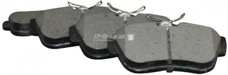 Комплект тормозных колодок, дисковый тормоз JP GROUP 4163700810 (фото 1)
