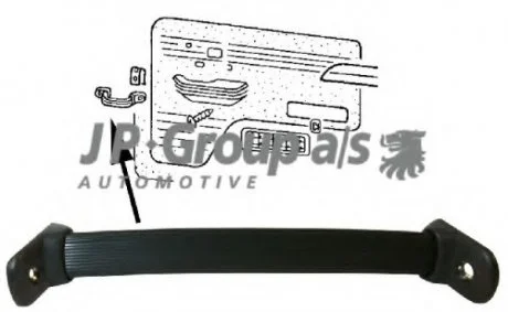 Фото ручка дверна JP GROUP 8187800706 Ручка дверна JP GROUP 8187800706