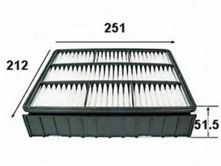 Фильтр воздушный двигателя JS ASAKASHI A3008