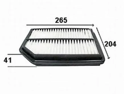 Фільтр повітряний двигуна JS ASAKASHI A846J