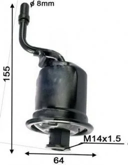 Фильтр топливный в сборе JS ASAKASHI FS8007