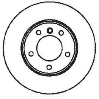 Гальмівний диск передній BMW 3 / Z3 / Z4 / Alpina Roadster S Jurid 561551JC