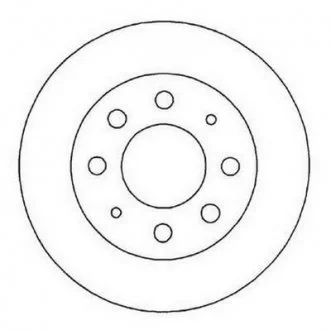 FIAT Диск тормозной передний Doblo 10- Jurid 561824JC