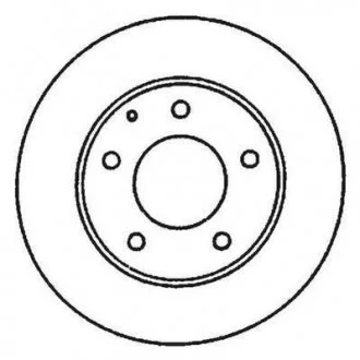 Тормозной диск задн Audi A8 / VW Phaeton / Peugeot Boxer / Citroen Jumper / Fiat Ducato Jurid 561969JC