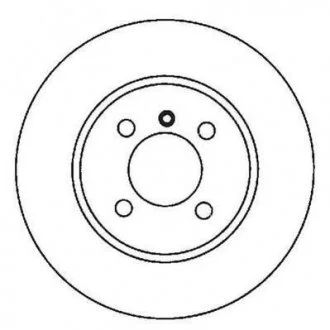 Тормозной диск передний BMW 1 / VW Polo / Lupo / Seat Arosa Jurid 561981JC