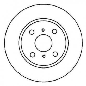 Гальмівний диск Jurid 562007JC