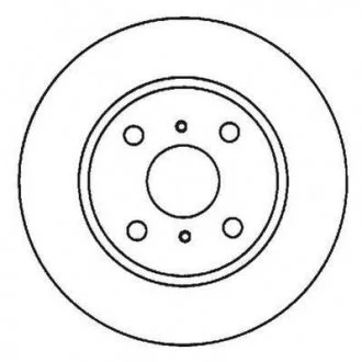 Гальмівний диск Jurid 562007JC
