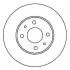 JURID NISSAN Диск тормозной передний ALMERA 1.4I 16V 562024JC