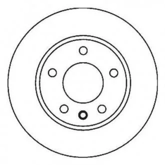 Гальмівний диск передній Audi A1 / A3 / VW Golf / Polo / Bora / New Beetle Jurid 562041JC